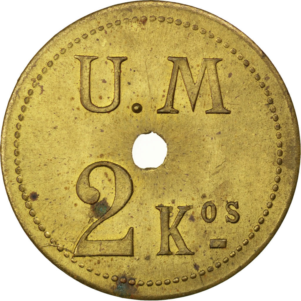 Coin, France, 2 Kilos, , Brass, Elie:70.3