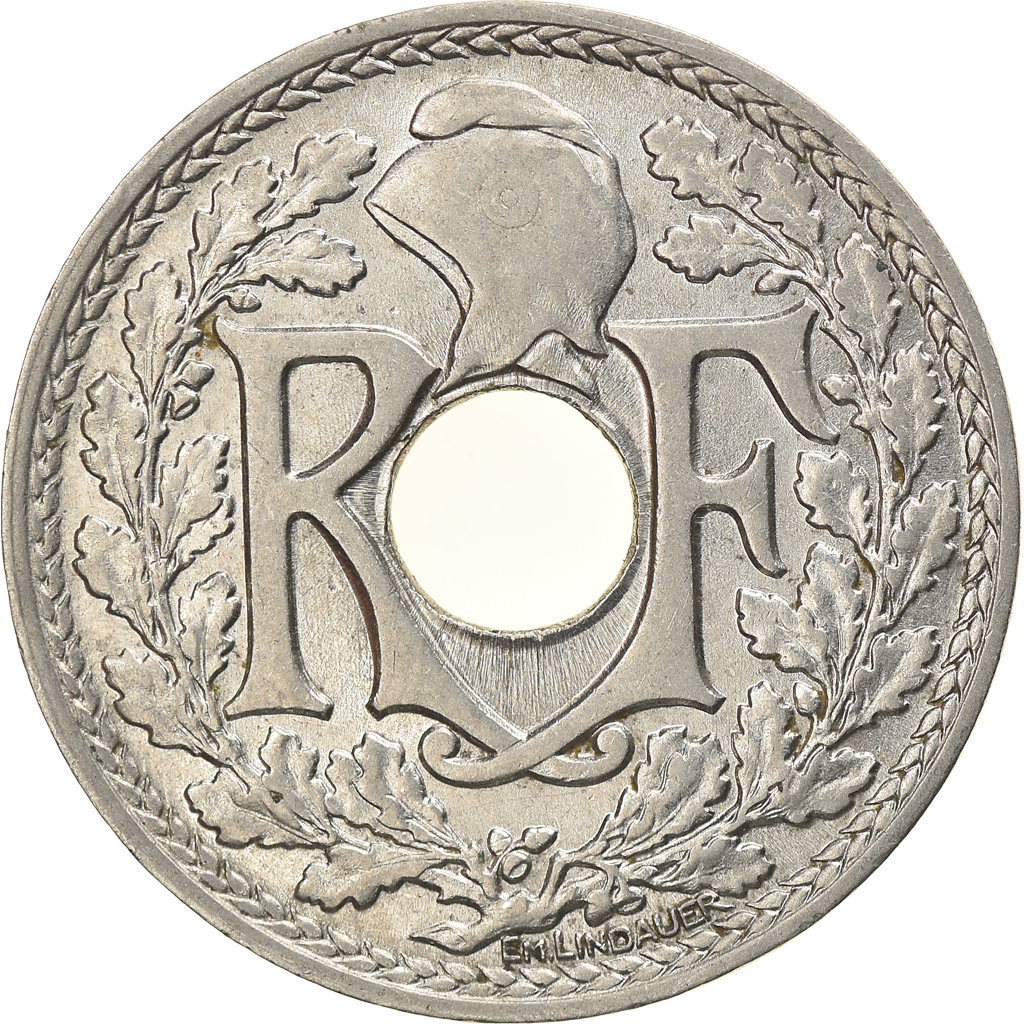 Coin, France, Lindauer, 25 Centimes, 1917, , Nickel, KM:867