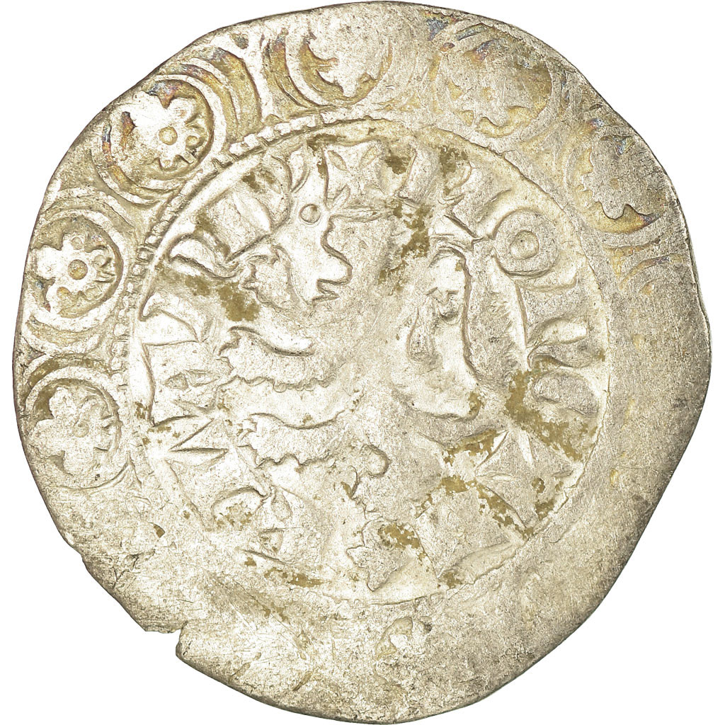 Coin, France, Flanders, Louis II, Gros, VF(20-25), Silver, Boudeau:2230