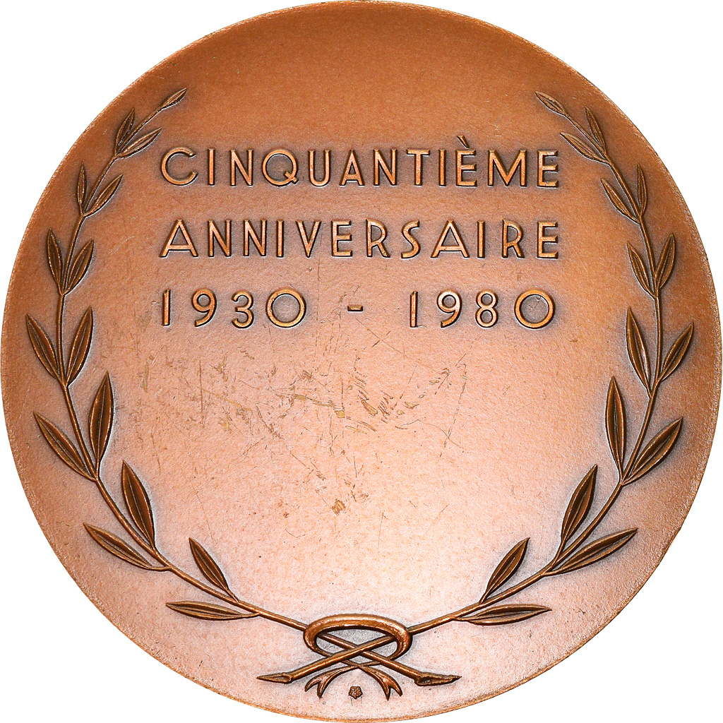 France, Medal, Union Sportive et Culturelle de la Monnaie, 50 Ans, 1980