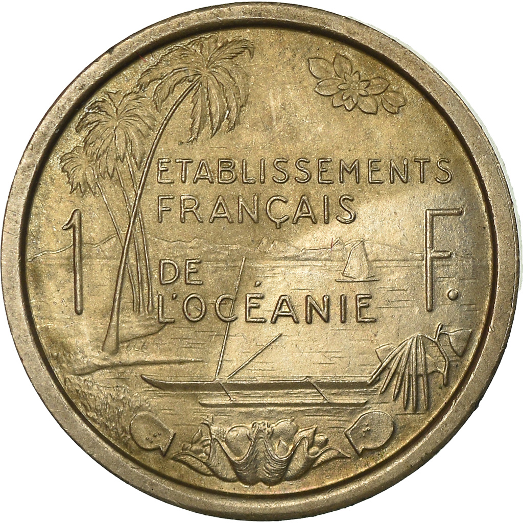 Coin, FRENCH OCEANIA, Franc, 1949, Paris, ESSAI, , Copper-nickel, KM:E8