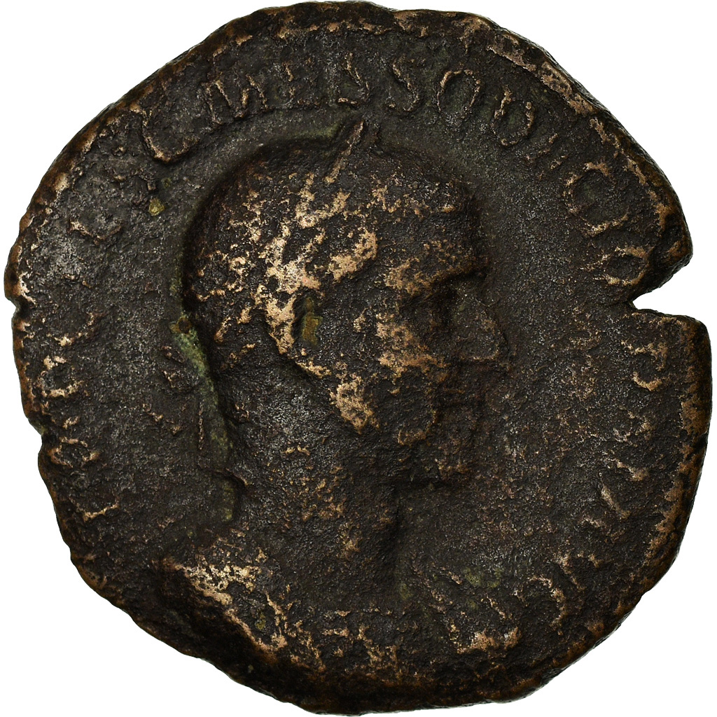 Coin, Trajan Decius, Sestertius, 249, Rome, Rare, , Bronze, RIC:105a
