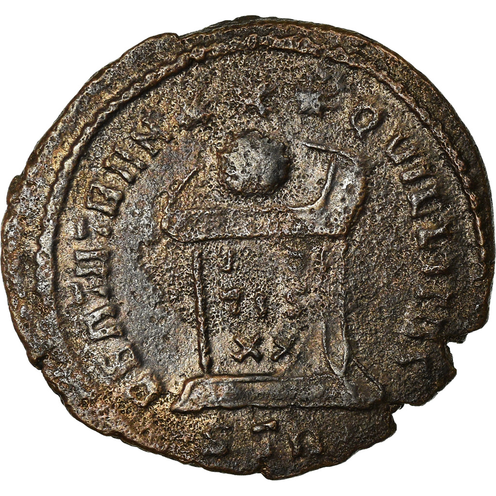 Coin, Crispus, Nummus, 322, Trier, , Copper, RIC:372