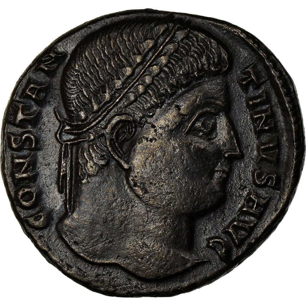 Coin, Constantine I, Nummus, 328-329, Thessalonica, , Copper, RIC:153