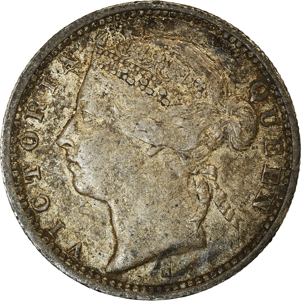 Coin, Straits Settlements, Victoria, 10 Cents, 1900, , Silver, KM:11