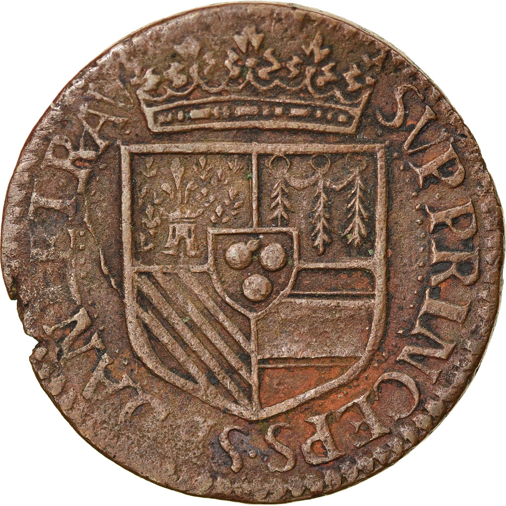 Coin, FRENCH STATES, Principauté de Sedan, Henri de la Tour d'Auvergne, Liard