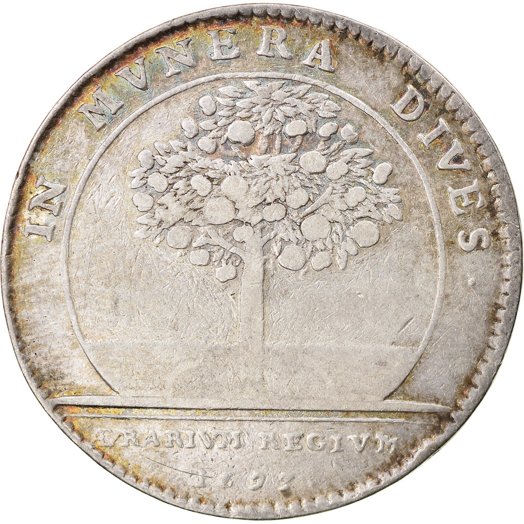 France, Token, Louis XIV, Trésor Royal, 1693, Rare, , Silver