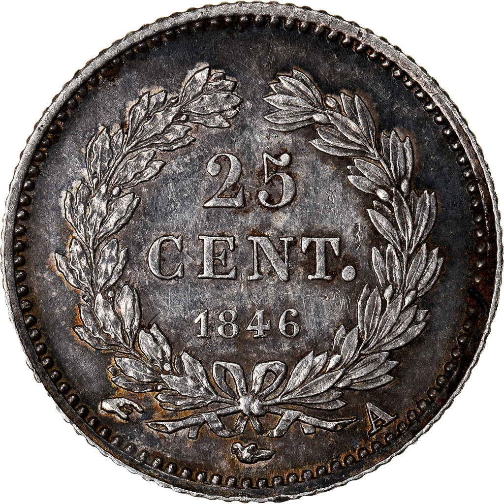 Coin, France, Louis-Philippe, 25 Centimes, 1846, Paris, , Silver