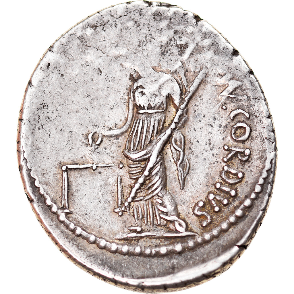 Coin, Cordia, Denarius, 46 BC, Roma, , Silver, Babelon:1