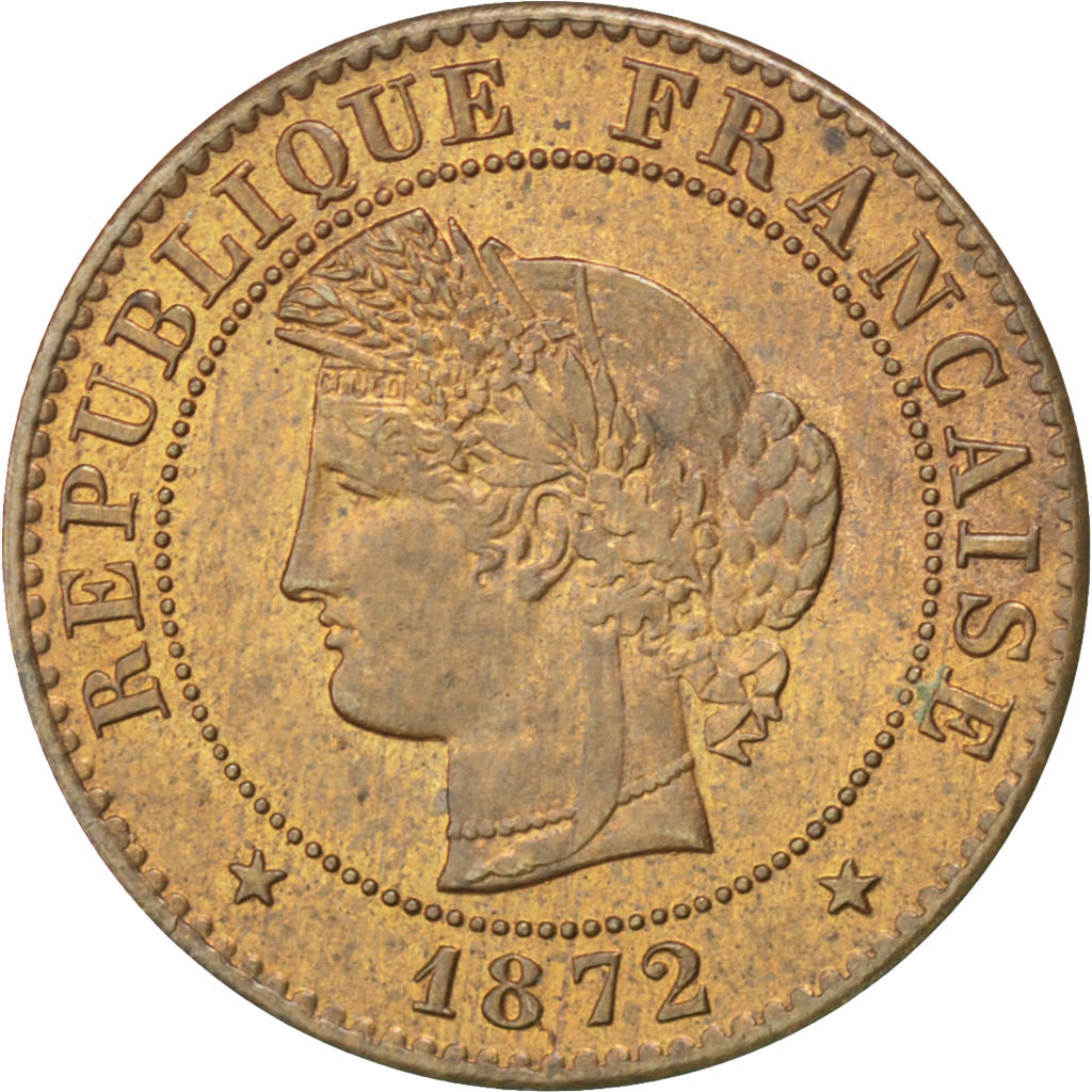 Coin, France, Cérès, Centime, 1872, Paris, , Bronze, KM:826.1