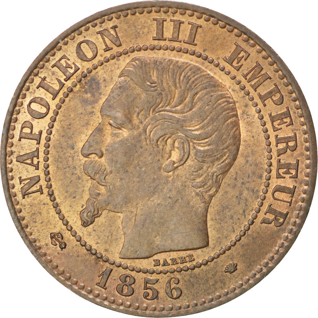 Coin, France, Napoleon III, Napoléon III, 2 Centimes, 1856, Marseille
