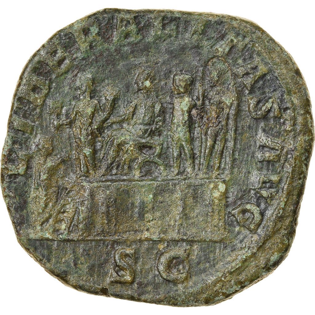 Münze, Maximinus I Thrax, Sesterz, 236, Roma, Rare, SS, Bronze, RIC:48