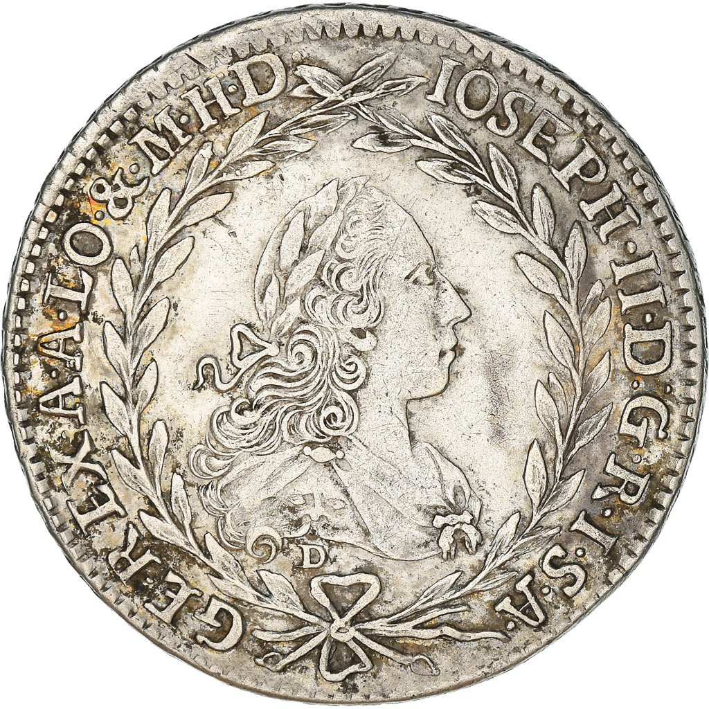 Coin, Austria, Joseph II, 20 Kreuzer, 1767, Graz, , Silver, KM:2067.1