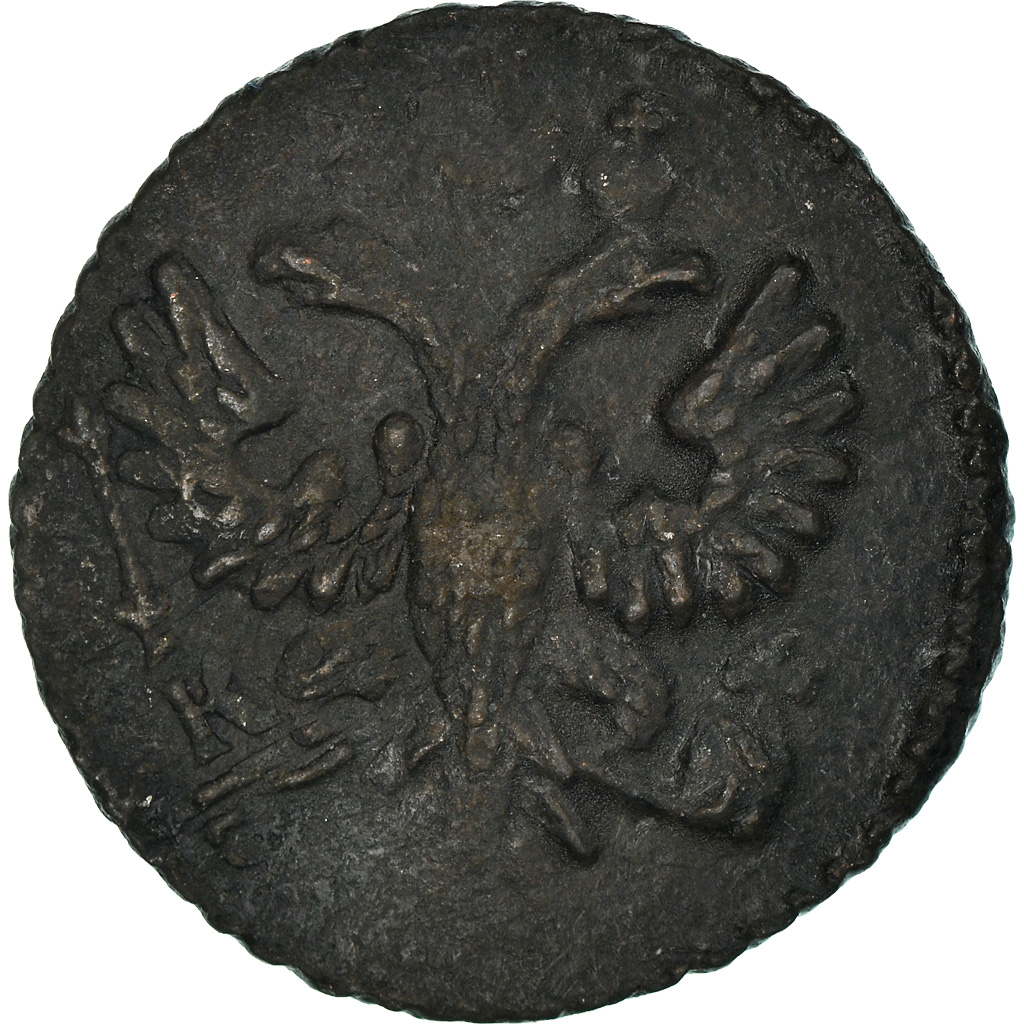 Coin, Russia, Polushka, 1/4 Kopek, 1730, , Copper, KM:187
