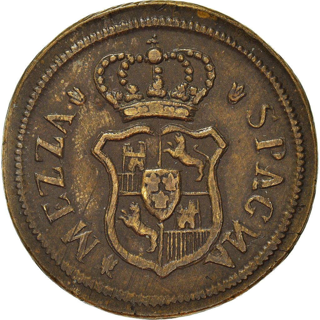 Coin, Italy, 4 Reales, Coin weight, , Brass