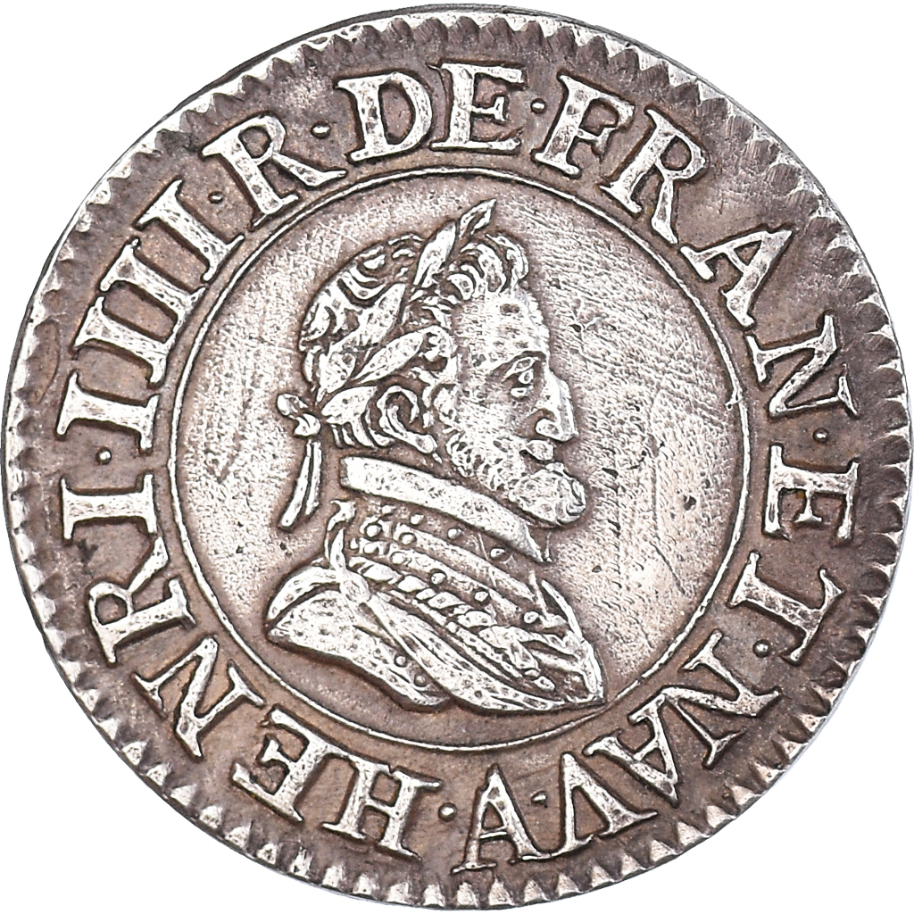 coin-france-henri-iv-double-tournois-1605-paris-essai-silver