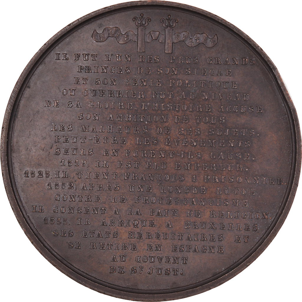 Belgium, Medal, Charles Quint, Jouvenel, , Bronze