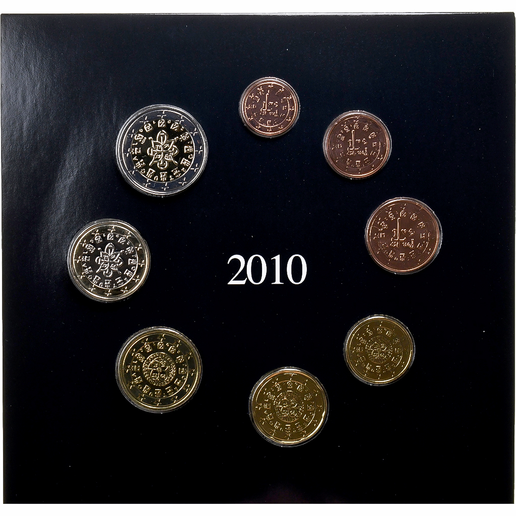 Portugal, Set 1 ct. - 2 Euro, BU, 2010, Lisbon, STGL