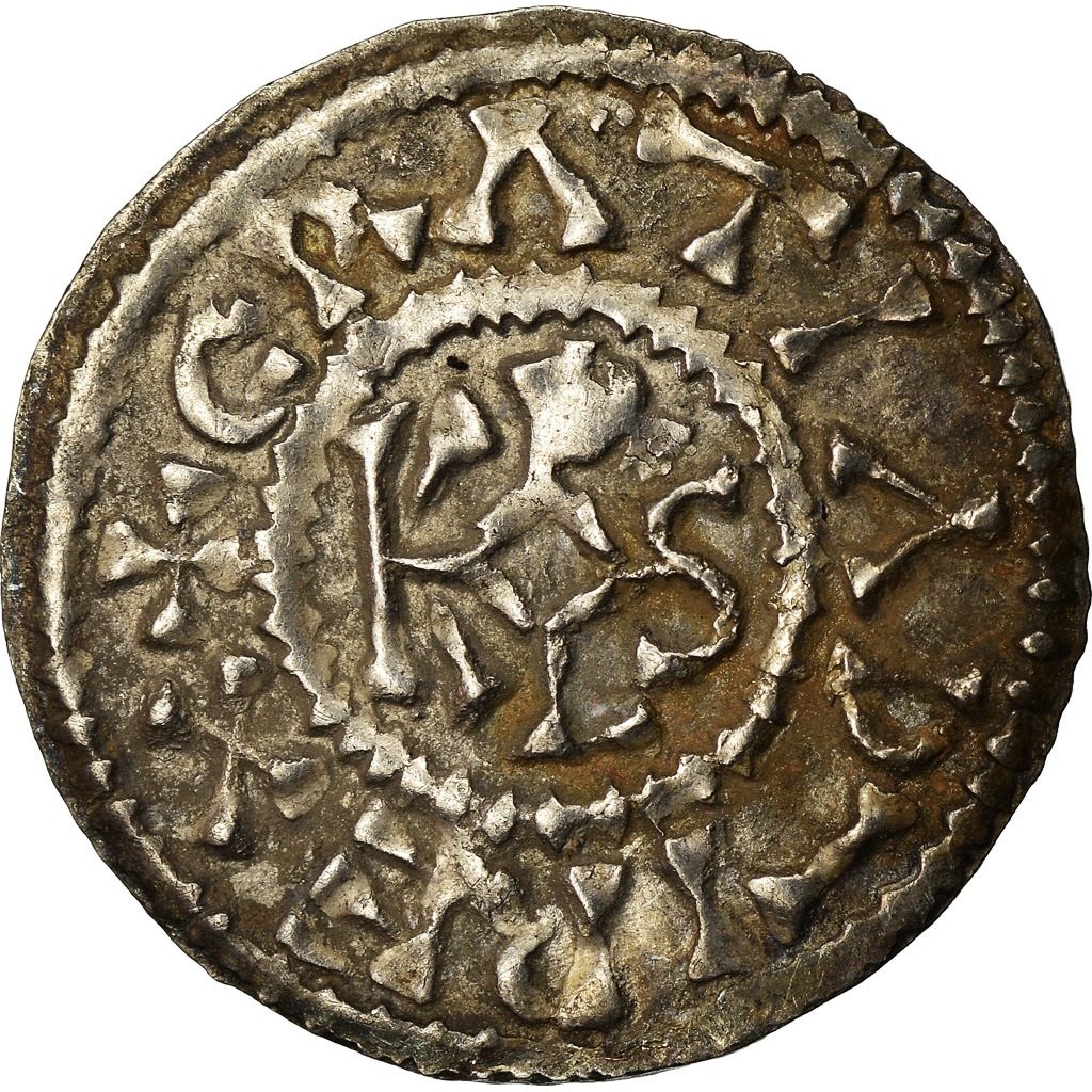 Coin, France, Charles le Chauve, Denier, 864-865, Curtisasonien, 
