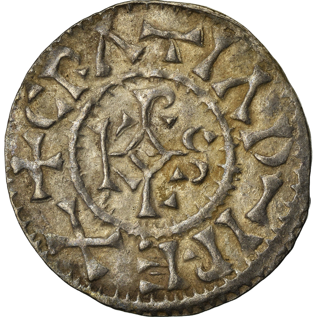 Coin, France, Charles le Chauve, Denier, 864-865, Curtisasonien, 