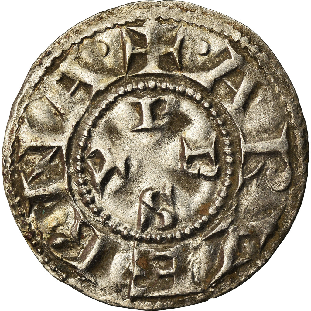 Coin, France, Auvergne, Évêché de Clermont, Denarius, Clermont, 