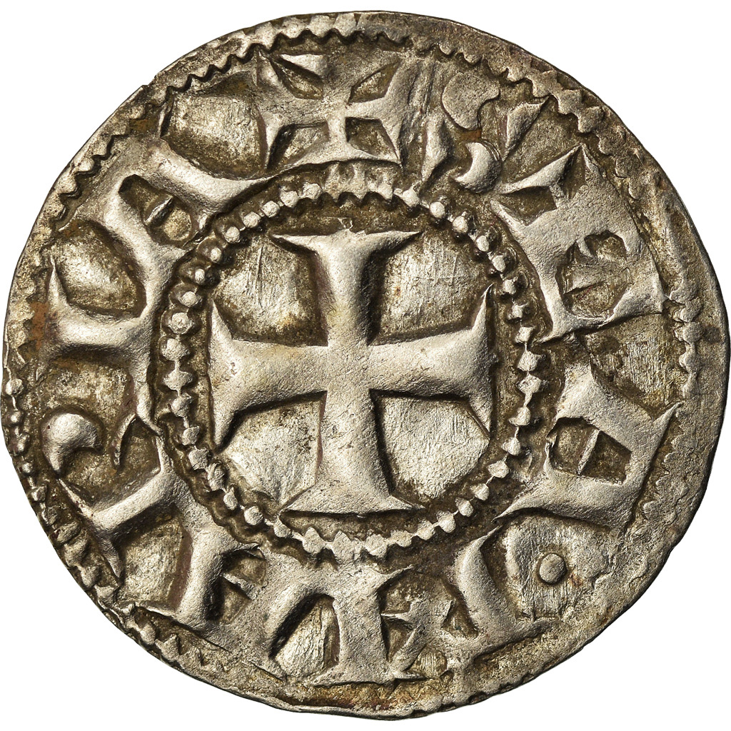 Coin, France, Auvergne, Évêché de Clermont, Denarius, Clermont, 