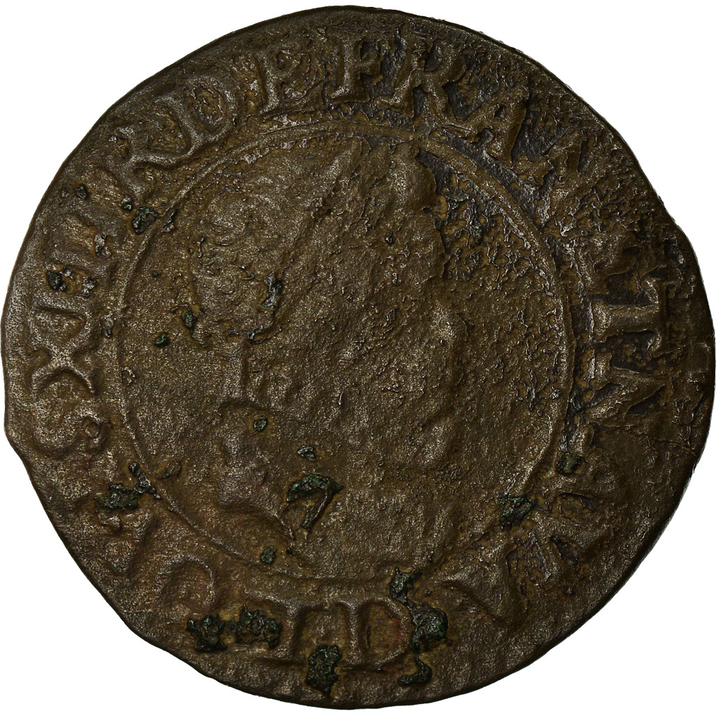 Coin, France, Louis XIII, Double tournois, Buste enfantin, 1611, Lyon