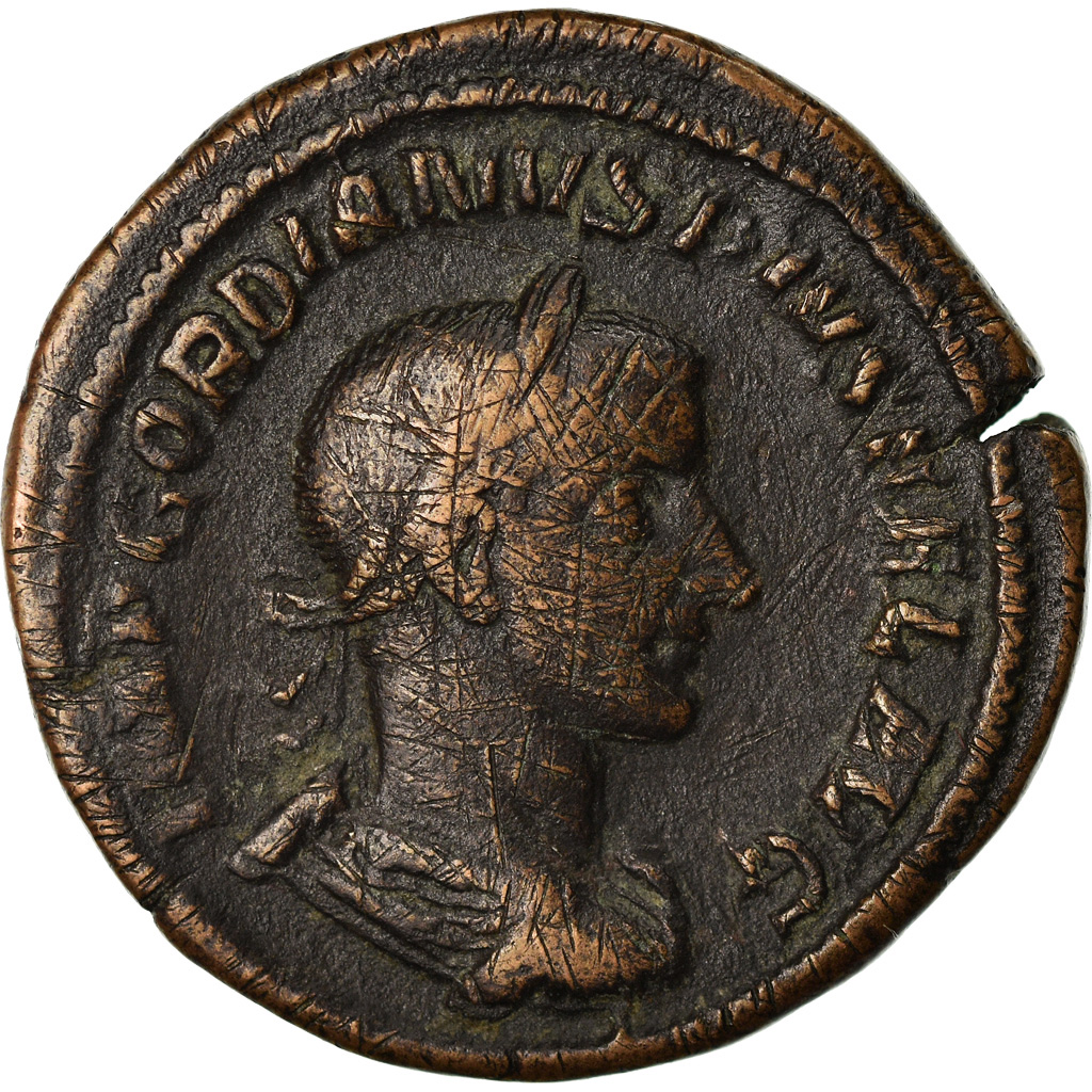 Coin, Gordian III, Sestertius, 243, Rome, , Bronze, RIC:336