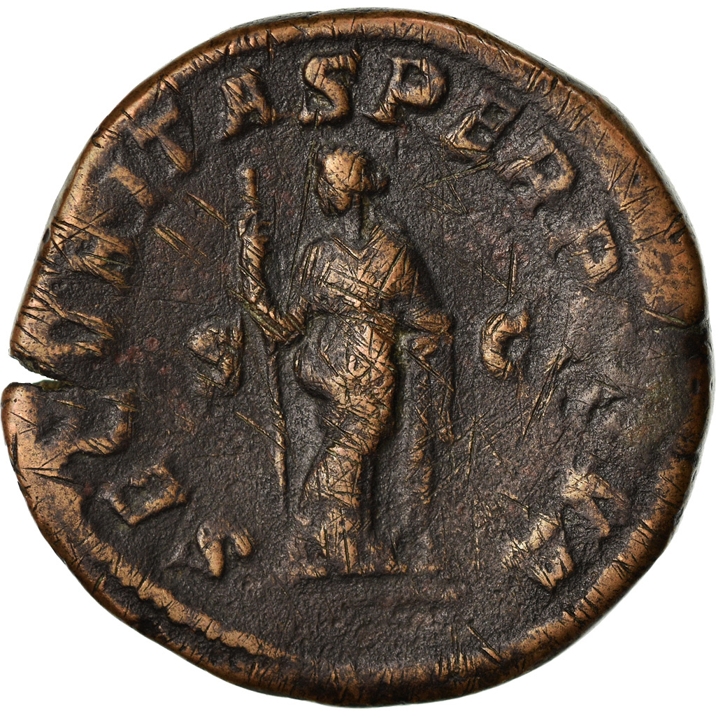 Coin, Gordian III, Sestertius, 243, Rome, , Bronze, RIC:336