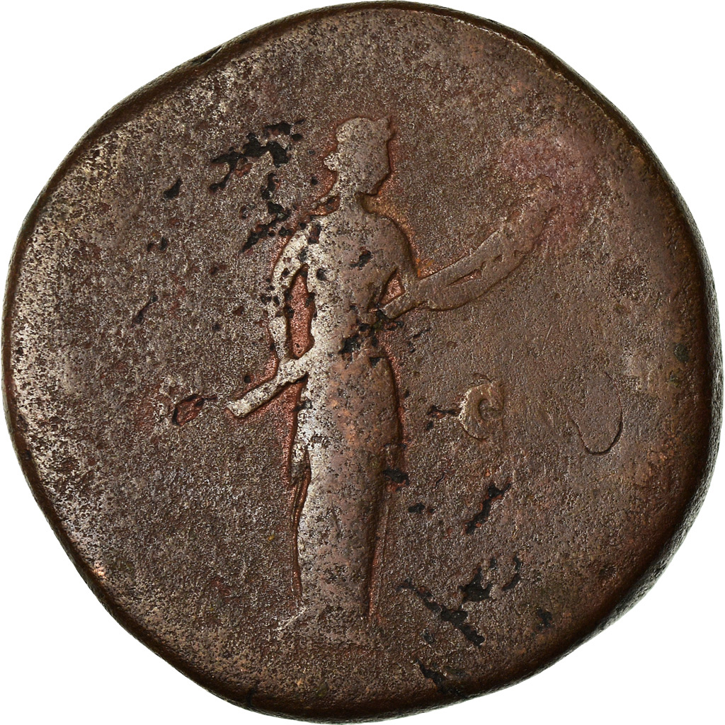 Coin, Faustina II, Sestertius, 165-175, Rome, , Bronze, RIC:1630