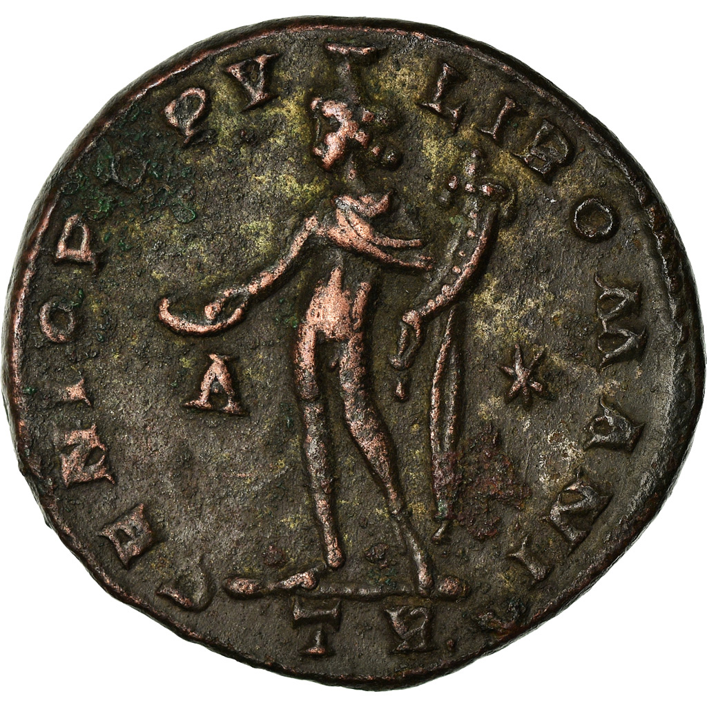 Coin, Diocletian, Follis, 298-299, Trier, , Bronze, RIC:277a