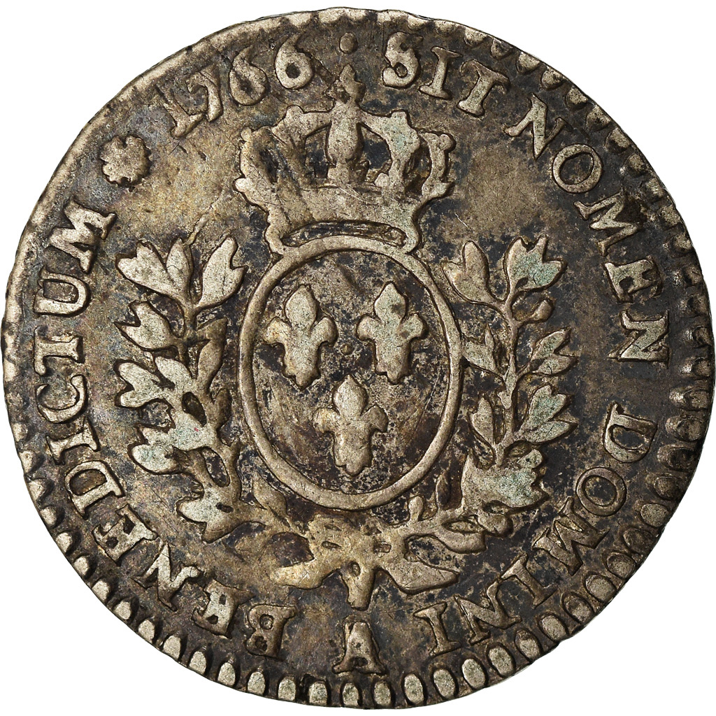 Coin, France, Louis XV, 1/20 Écu au bandeau (6 sols), 1766, Paris