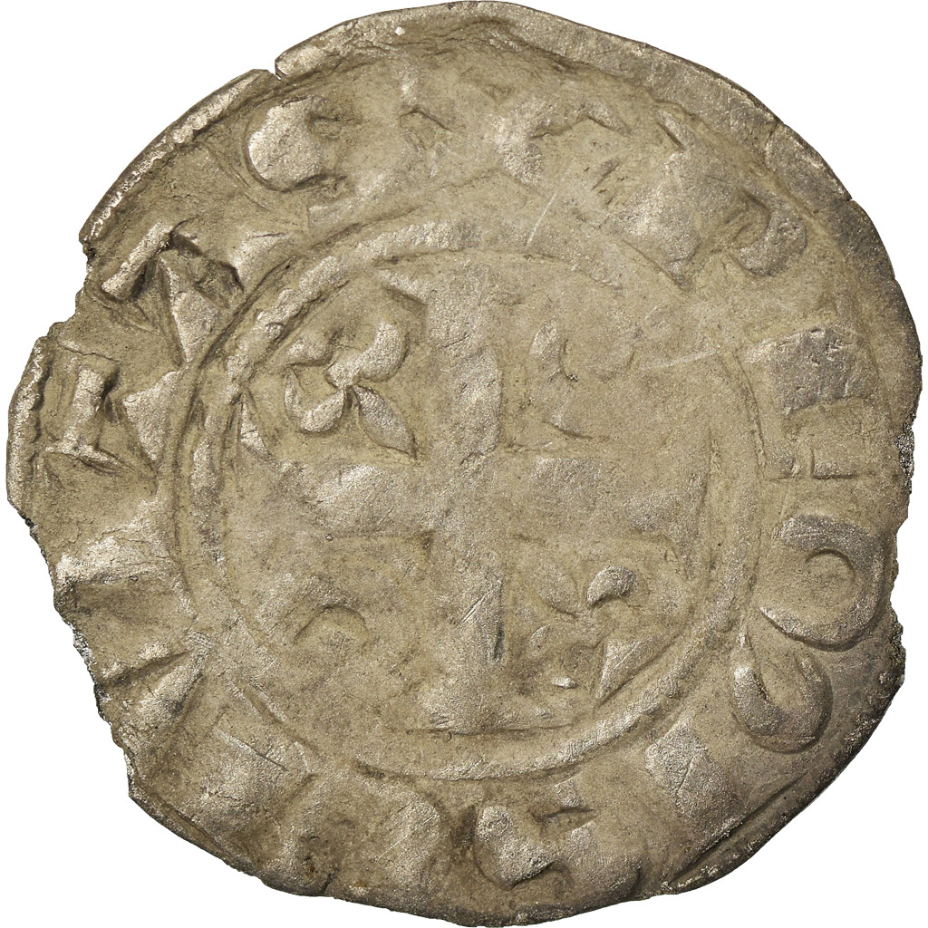 Coin, France, Champagne, Guillaume I, Denarius, 1176-1202, Reims, 
