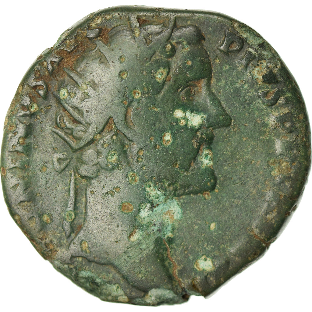 Coin, Antoninus Pius, Dupondius, 158-159, Rome, , Bronze, RIC:1020