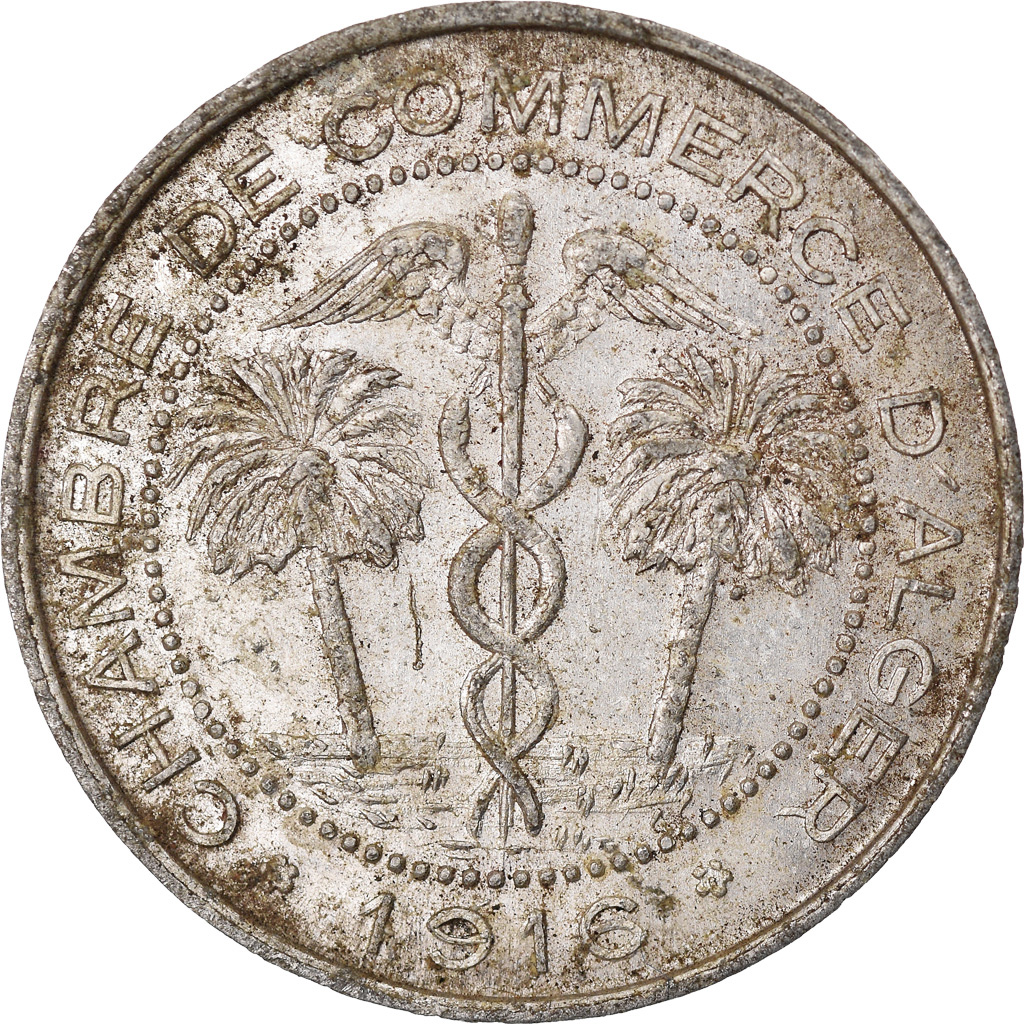 Coin, Algeria, 5 Centimes, 1916, , Aluminium, Elie:10.3