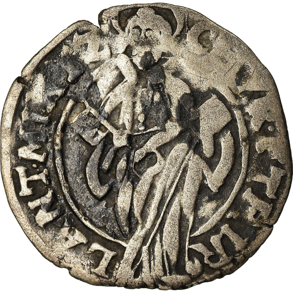 Coin, German States, TRIER, Carl Caspar, 4 Pfennig, 1/2 Albus, 1654, 