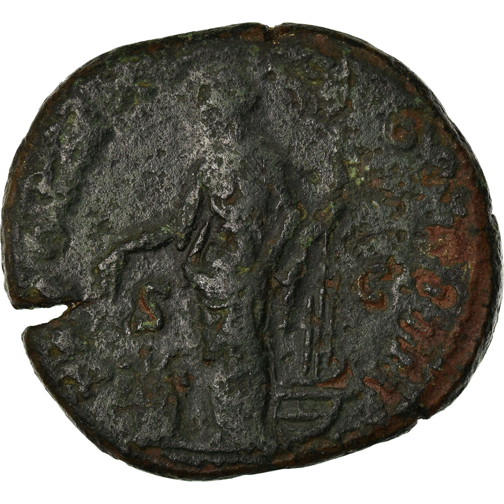Coin, Antoninus Pius, Sestertius, 157-158, Rome, , Bronze, RIC:981