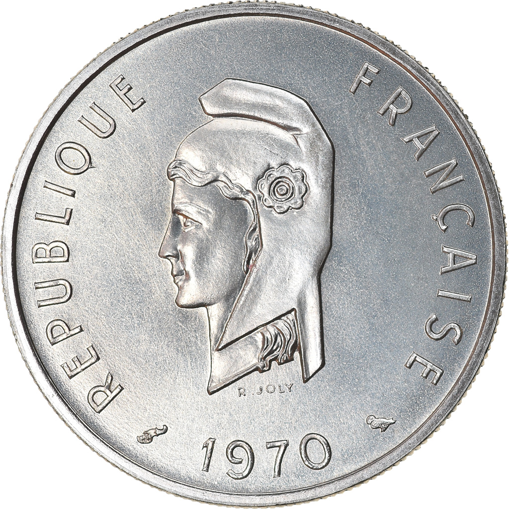Coin, FRENCH AFARS & ISSAS, 50 Francs, 1970, Paris, ESSAI, 