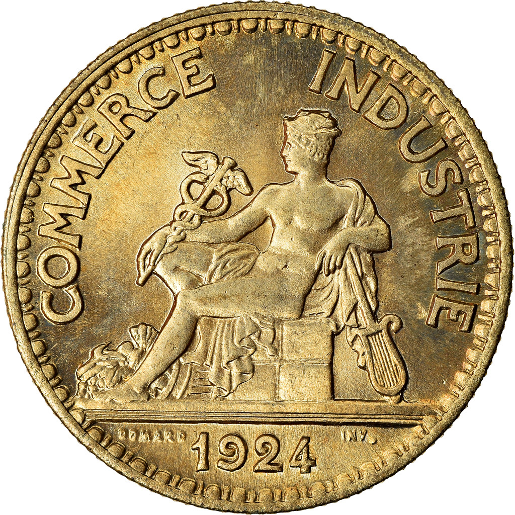 Coin, France, Chambre de commerce, 50 Centimes, 1924, Paris, 