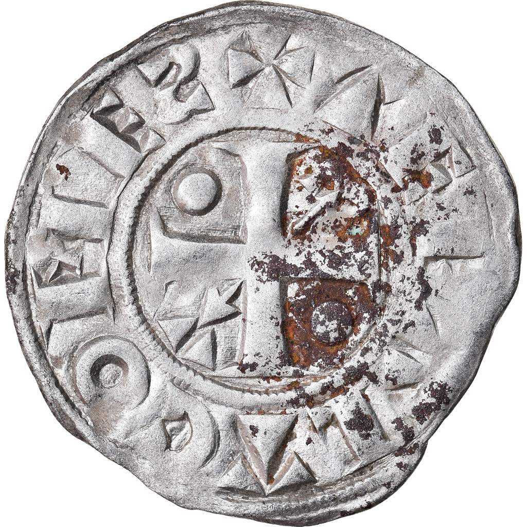 Coin, France, Champagne, Thibaut II, Denarius, Provins, , Silver