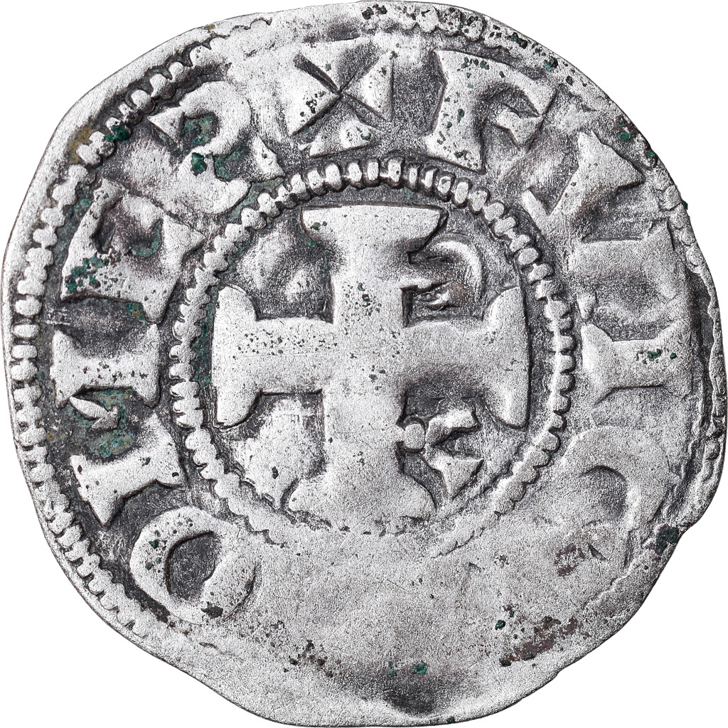 Coin, France, Anjou, Foulques V, Denarius, Angers, , Silver