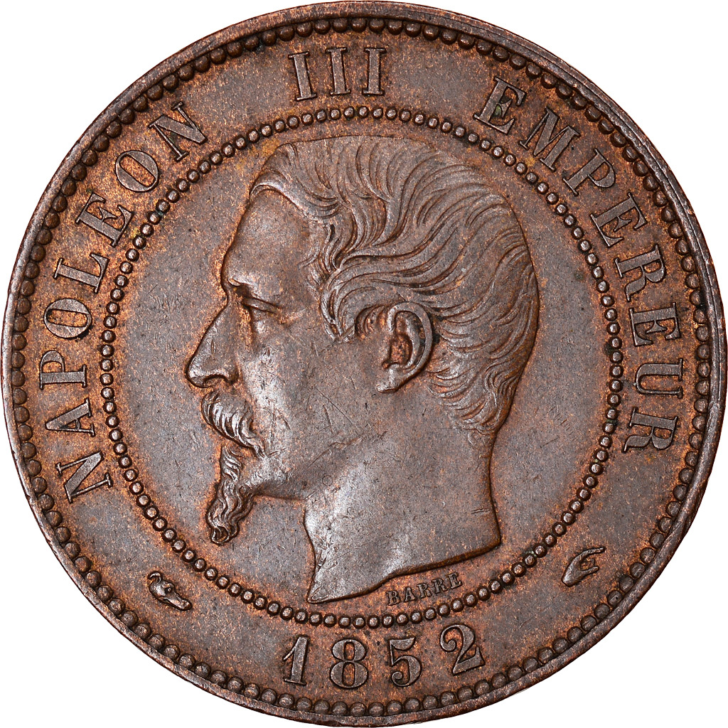 Coin, France, Napoleon III, Napoléon III, 10 Centimes, 1852, Paris, 