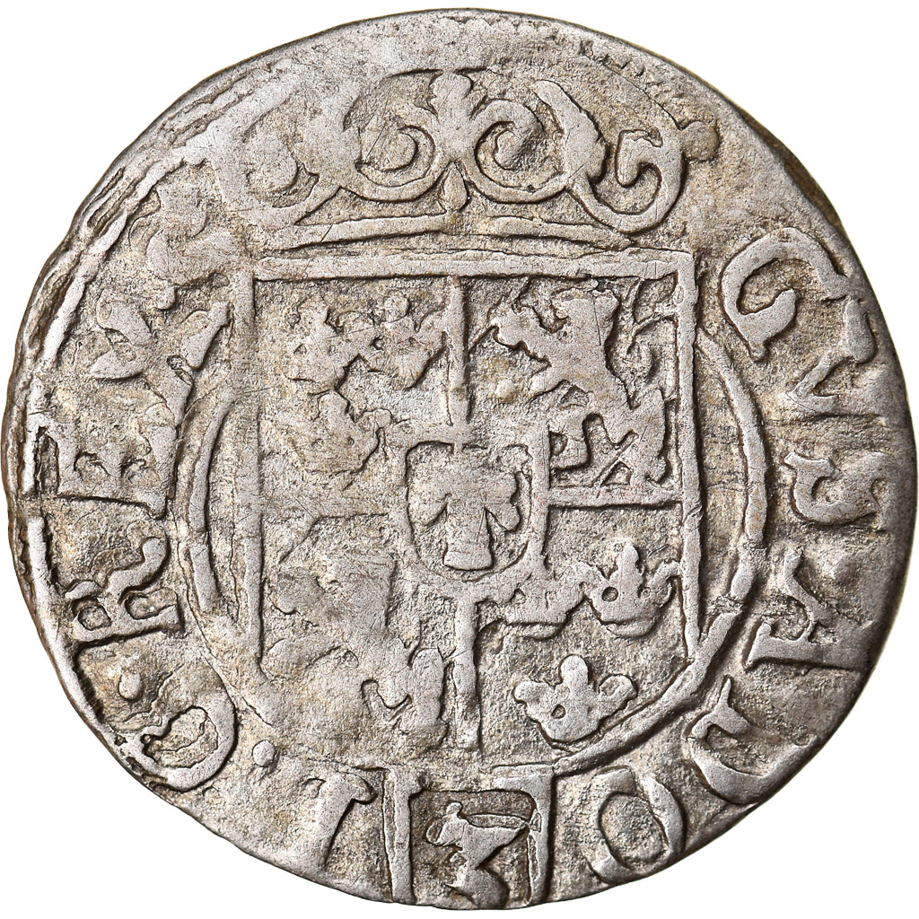 Coin, Poland, ELBING, Gustav II Adolph, 1/24 Thaler, 1628, , Silver