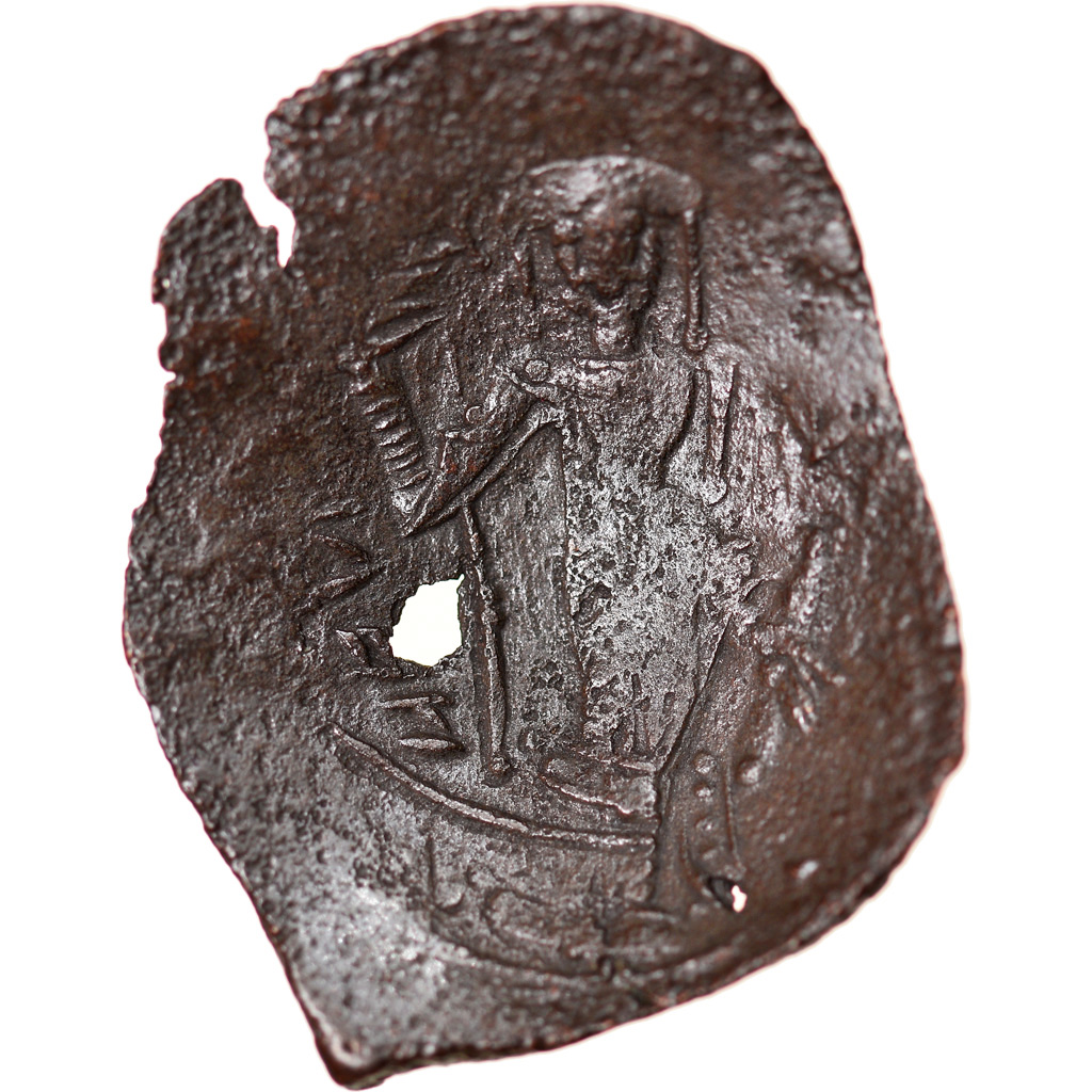 Coin, Isaac II Angelos, Aspron trachy, 1185-1195, Constantinople, 