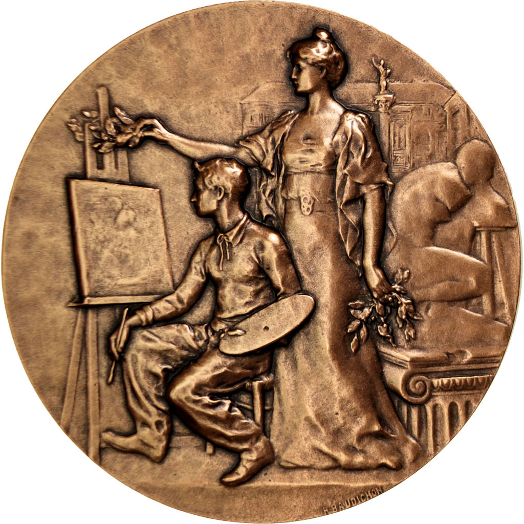 France, Medal, The Fifth Republic, Arts & Culture, Baudichon, , Bronze