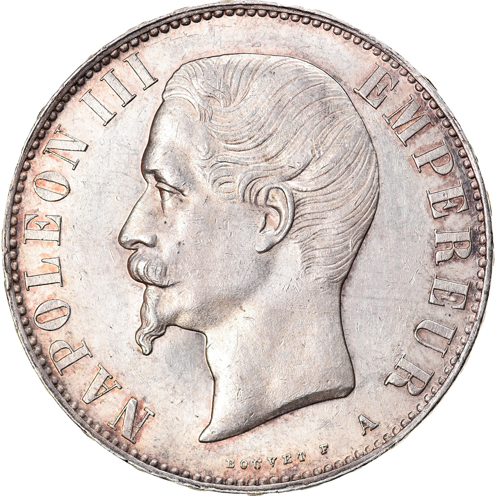 Coin, France, Napoleon III, Napoléon III, 5 Francs, 1856, Paris, 