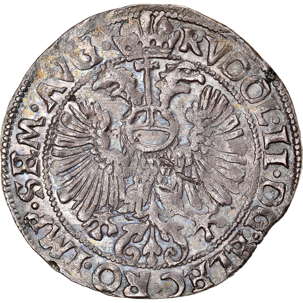 Coin, Netherlands, ZWOLLE, Rudolf II, 6 Stuivers, Arendschelling, 1601