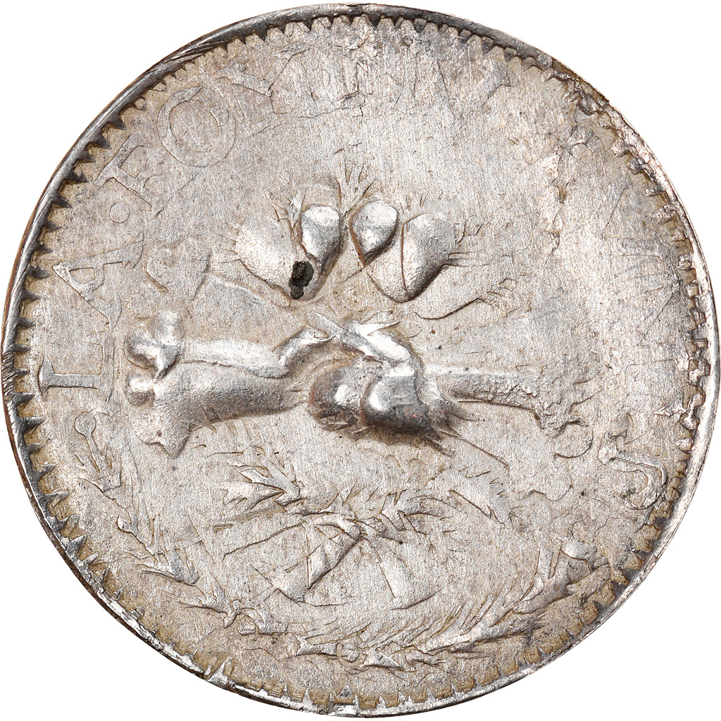 France, Love Token, Treizain, Denier bractéate à épouser, , Silver