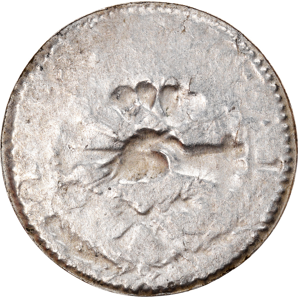 France, Love Token, Treizain, Denier bractéate à épouser, , Silver