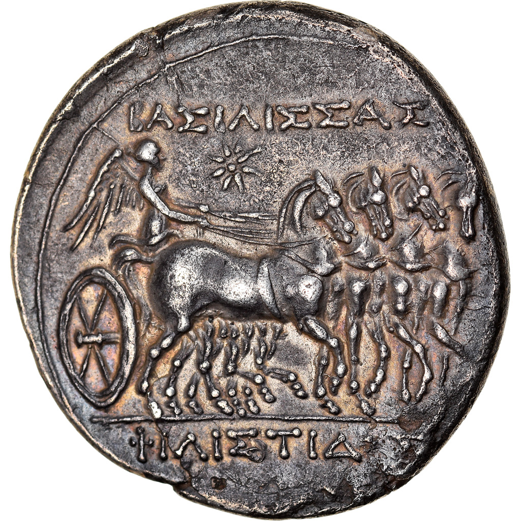 Coin, Sicily, Syracuse, Queen Philistis, Hieron II, 16 Litrae, 240